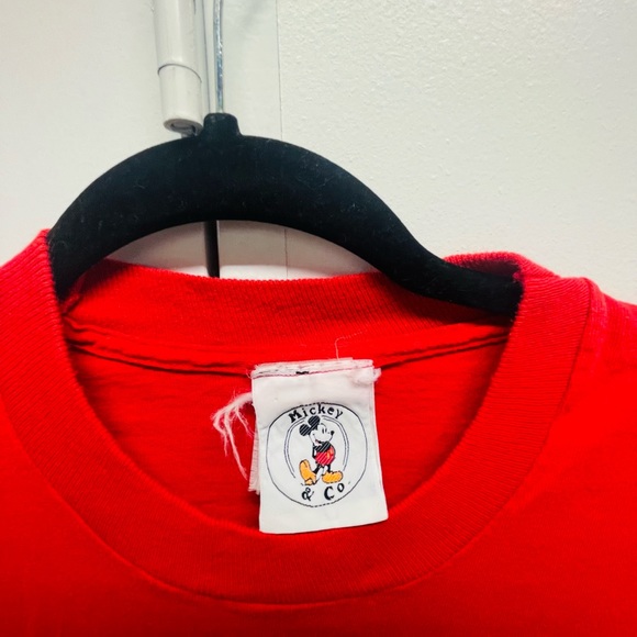 vintage 90s disney mickeys world tour tee - Picture 2 of 3